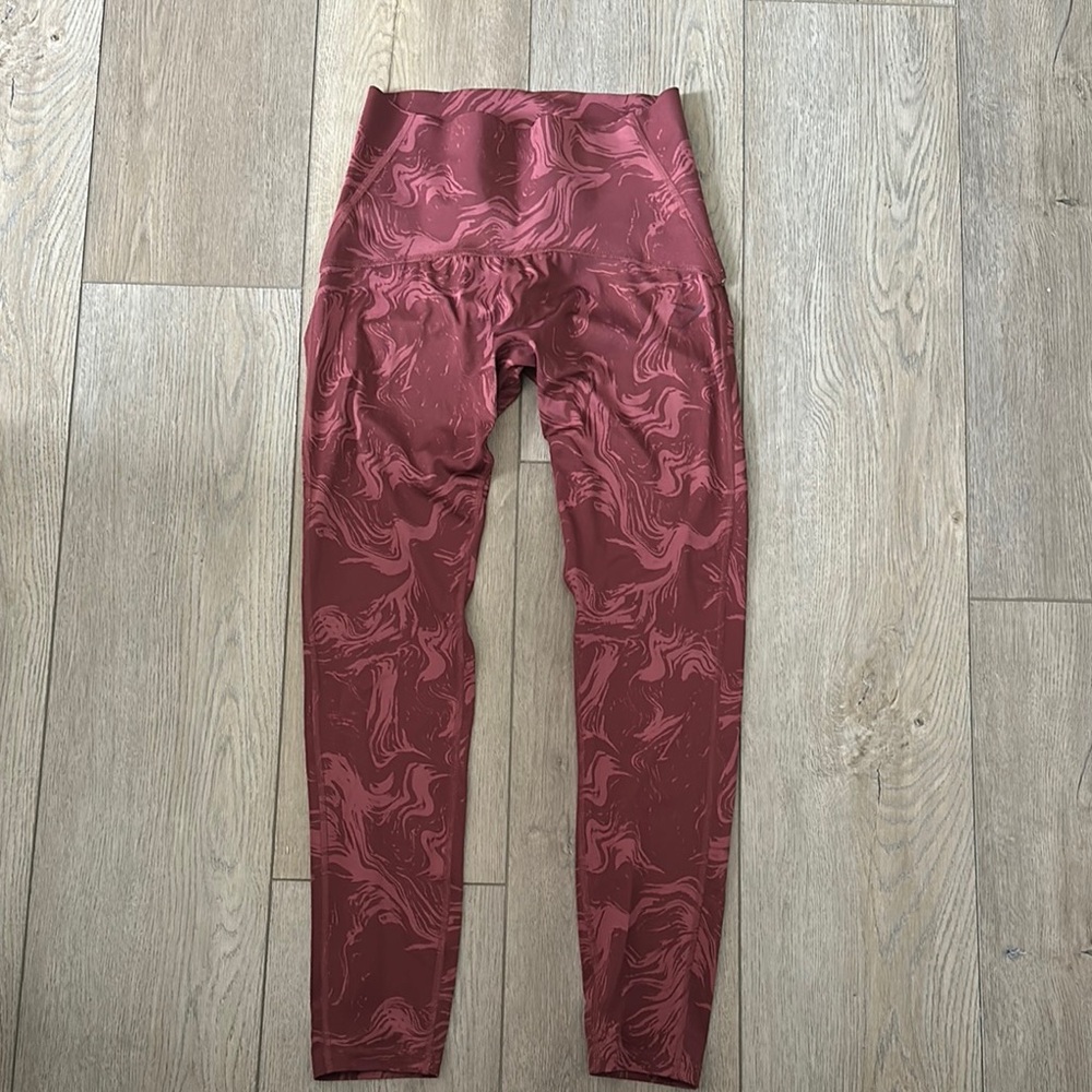 Gymshark Red High-Waisted Leggings